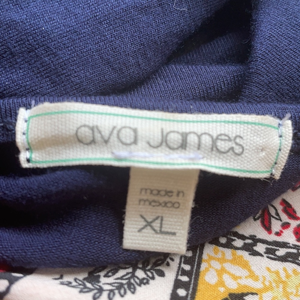 Ava James Floral Patchwork Blouse - image 4